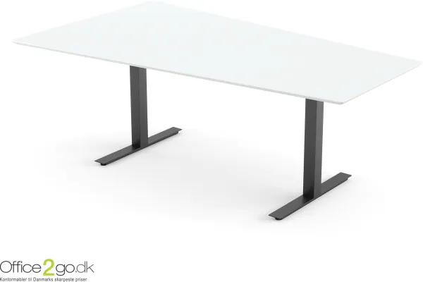 Square Media -neuvottelupöytä - 6 henkilöä - 200 cm.