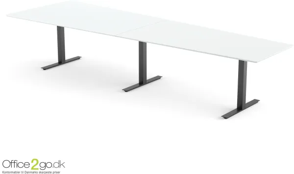Square Media -neuvottelupöytä - 12 henkilöä - 360 cm.